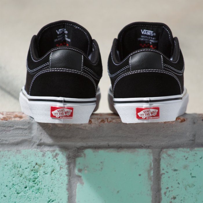 VANS Skate Chukka Low Shoes Black/White – Freeride Boardshop