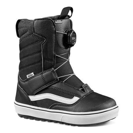 VANS Kids Juvie Linerless Snowboard Boots Black/White 2023 Youth Snowboard Boots Vans 