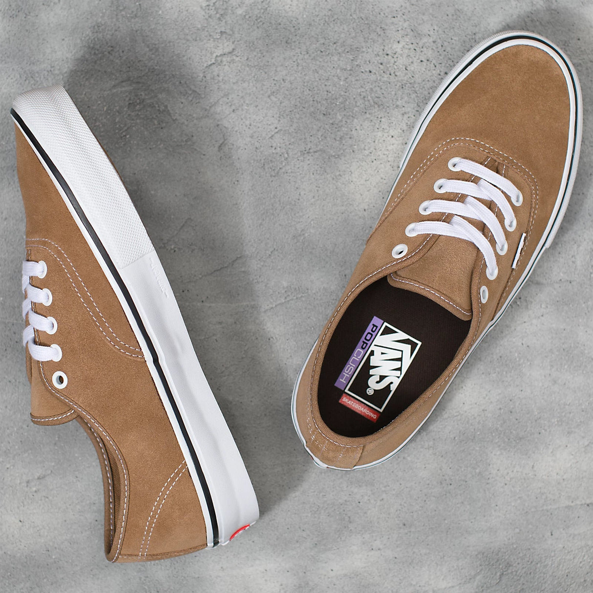 VANS Women's Suede Skate Authentic Shoes Tobacco Women's Skate Shoes Vans 