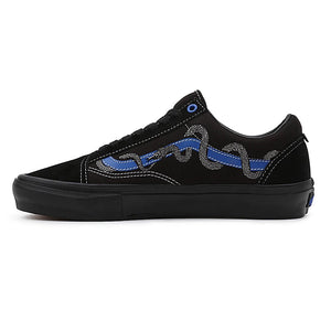 VANS Breana Geering Skate Old Skool Shoes Blue/Black Men's Skate Shoes Vans 