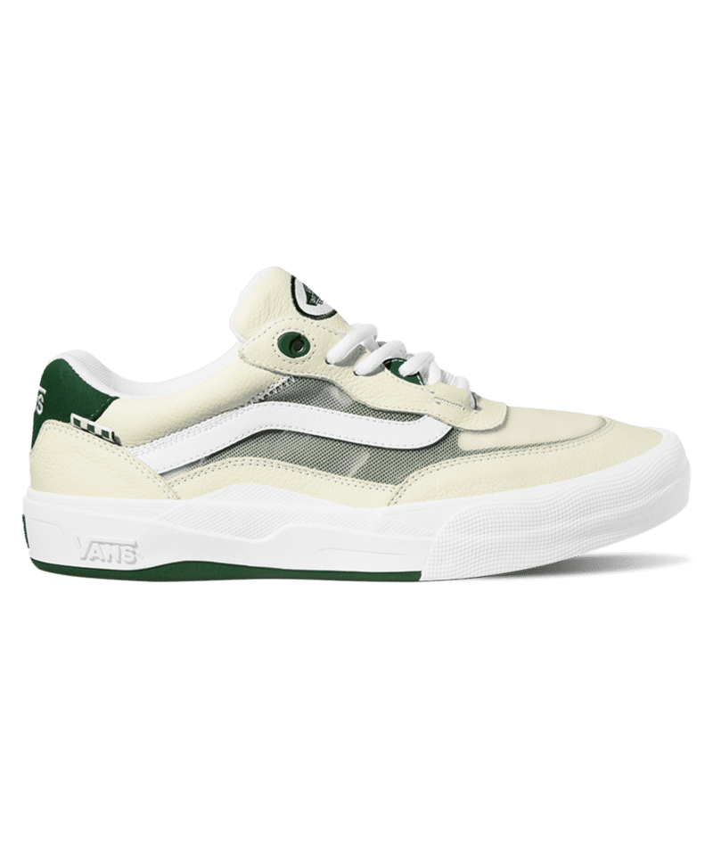 VANS Wayvee Shoes White Green Freeride Boardshop