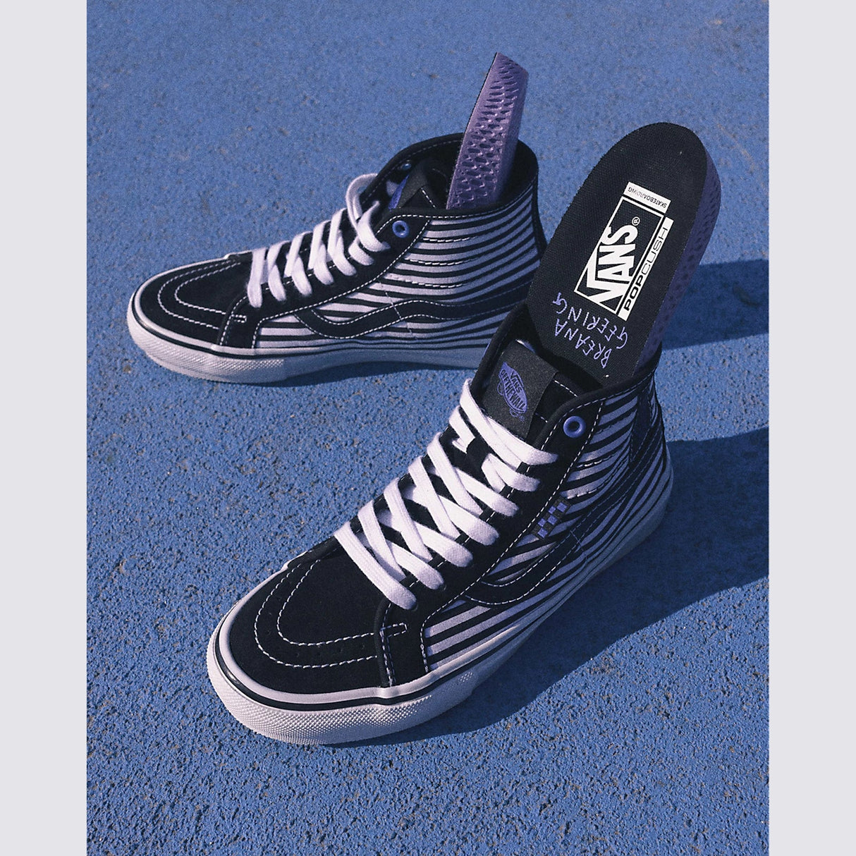 VANS Sk-8 Hi Decon Breana Geering Black/White Men's Skate Shoes Vans 
