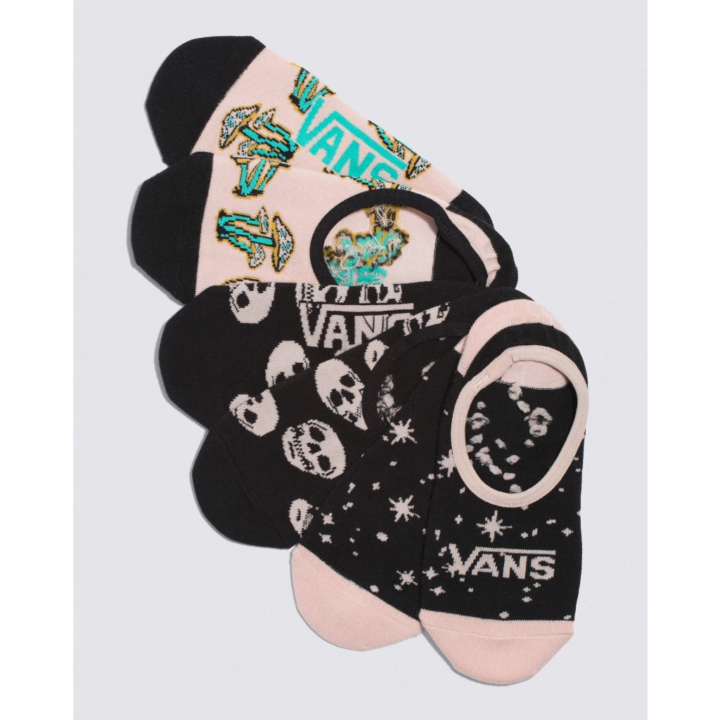 VANS Women's Summer Tour Canoodle 3 Pack Socks Rose Smoke Women's Socks Vans 