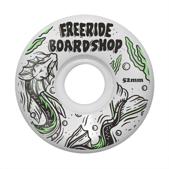 FREERIDE Lake Monster 52mm 83b Skateboard Wheels Skateboard Wheels Freeride 52mm 