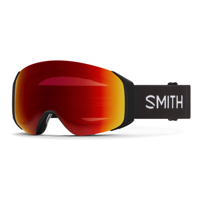 SMITH 4D Mag S Black - ChromaPop Sun Red Mirror + ChromaPop Storm Yellow Flash Snow Goggle Snow Goggles Smith 