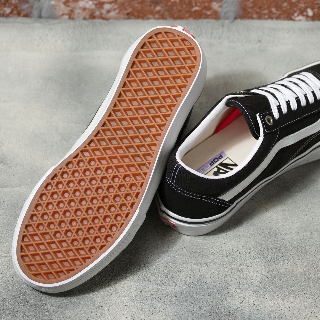 VANS Skate Old Skool Shoes Black/White FOOTWEAR - Men's Skate Shoes Vans 
