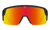 SPY Monolith 50/50 Matte Black - Happy Bronze Orange Spectra Mirror Sunglasses Sunglasses Spy 