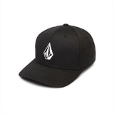 VOLCOM Full Stone Flexfit Hat Black Men's Hats Volcom 