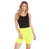 VOLCOM Lived In 6" Bike Shorts Women's Lime Women's Walkshorts Volcom S 
