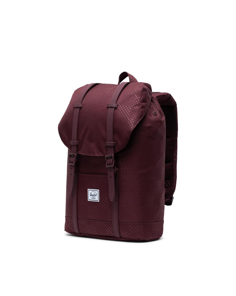 HERSCHEL Retreat Mid Backpack Plum Dot Check ACCESSORIES - Street Backpacks Herschel Supply Company 