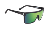 SPY Flynn Matte Black - HD Plus Bronze With Green Spectra Mirror Sunglasses