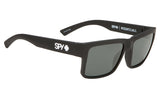 SPY Montana Soft Matte Black - Happy Grey Green Sunglasses