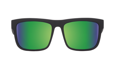 SPY Discord Matte Black - HD Plus Bronze With Green Spectra Polarized Sunglasses