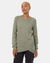 TENTREE Women's Highline Cotton Acre Sweater Agave Green Women's Sweaters Tentree 