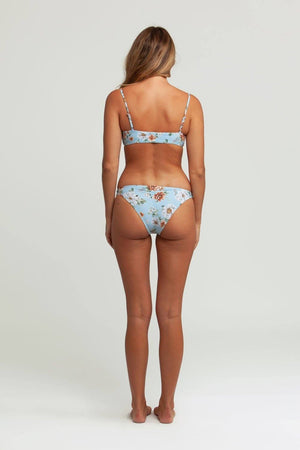 RHYTHM Tiare Cheeky Pant Bikini Bottom Women's Sky WOMENS APPAREL - Women's Swimwear Bottoms Rhythm 