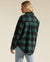 BILLABONG Women's A/Div Forge Fleece Flannel Shacket Evergreen Women's Street Jackets Billabong 
