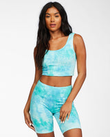 BILLABONG Biker Babe Knit Shorts Women's Tropic Shore WOMENS APPAREL - Women's Walkshorts Billabong S 