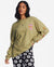 BILLABONG Women's Take It Easy Long Sleeve Graphic Boyfriend T-Shirt Army Women's Long Sleeve T-Shirts Billabong 