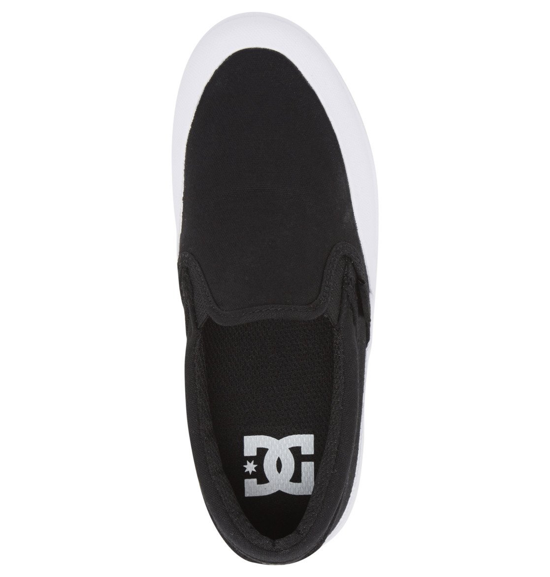 DC Infinite Slip On Shoes Youth Black/White FOOTWEAR - Youth and Toddler Skate Shoes DC 