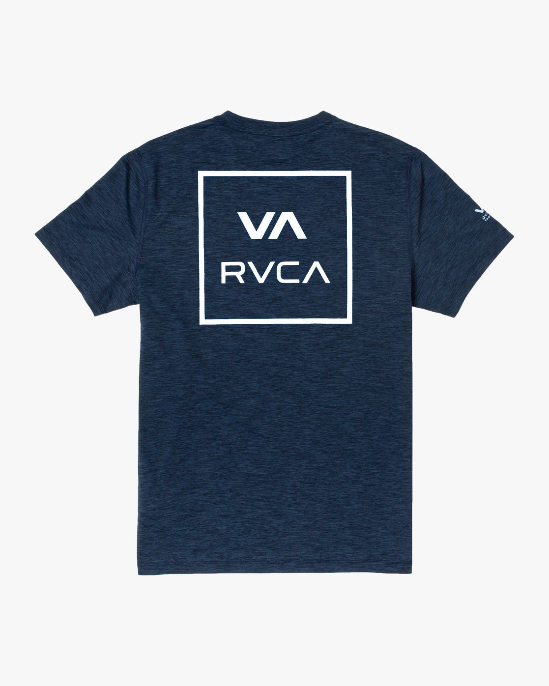 RVCA RVCA Short Sleeve Rashguard Boys Navy Heather Youth Rashguards RVCA 