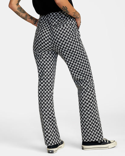 RVCA Smokin Slim Fit Pants Women's Black Women's Pants RVCA 