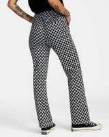 RVCA Smokin Slim Fit Pants Women's Black Women's Pants RVCA 