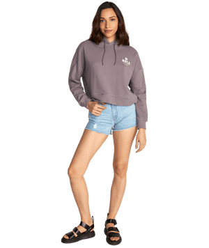RVCA Women's All Day Pullover Hoodie Shark Women's Pullover Hoodies RVCA 