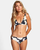 RVCA Rose Boyshort Bikini Bottom Women's Rvca Black Women's Bikini Bottoms RVCA 