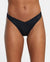 RVCA Women's Solid V Medium Bikini Bottoms Black Women's Bikini Bottoms RVCA 