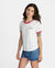 RVCA Scribble RVCA T-Shirt Women's White WOMENS APPAREL - Women's T-Shirts RVCA S 