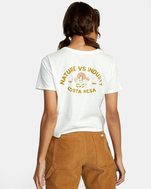 RVCA Women's Fungi Boxed T-Shirt Vintage White Women's T-Shirts RVCA 