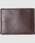 RVCA Cedar Bi-Fold Leather Wallet Brown Men's Wallets RVCA 