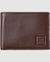 RVCA Cedar Bi-Fold Leather Wallet Brown Men's Wallets RVCA 