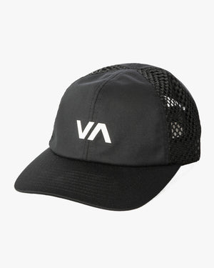 RVCA Vent Cap Strapback Hat Black Men's Hats RVCA 