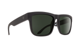 SPY Discord Soft Matte Black - HD Plus Grey Green Sunglasses
