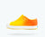 NATIVE Jefferson Child Shoes Crayon Yellow/Shell White/Fire Metallic Ombre