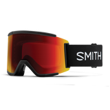 SMITH Squad XL Black - ChromaPop Sun Red Mirror + ChromaPop Storm Yellow Flash Snow Goggle