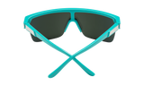 SPY Flynn 5050 Teal - HD Plus Grey Green With Pink Spectra Mirror Sunglasses