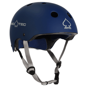 PRO-TEC Classic Certified Skateboard Helmet Matte Blue SKATE SHOP - Skateboard Helmets Pro-tec 