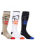 686 Mountain Scape Snow Socks 3-Pack Assorted Men's Snowboard Socks 686 