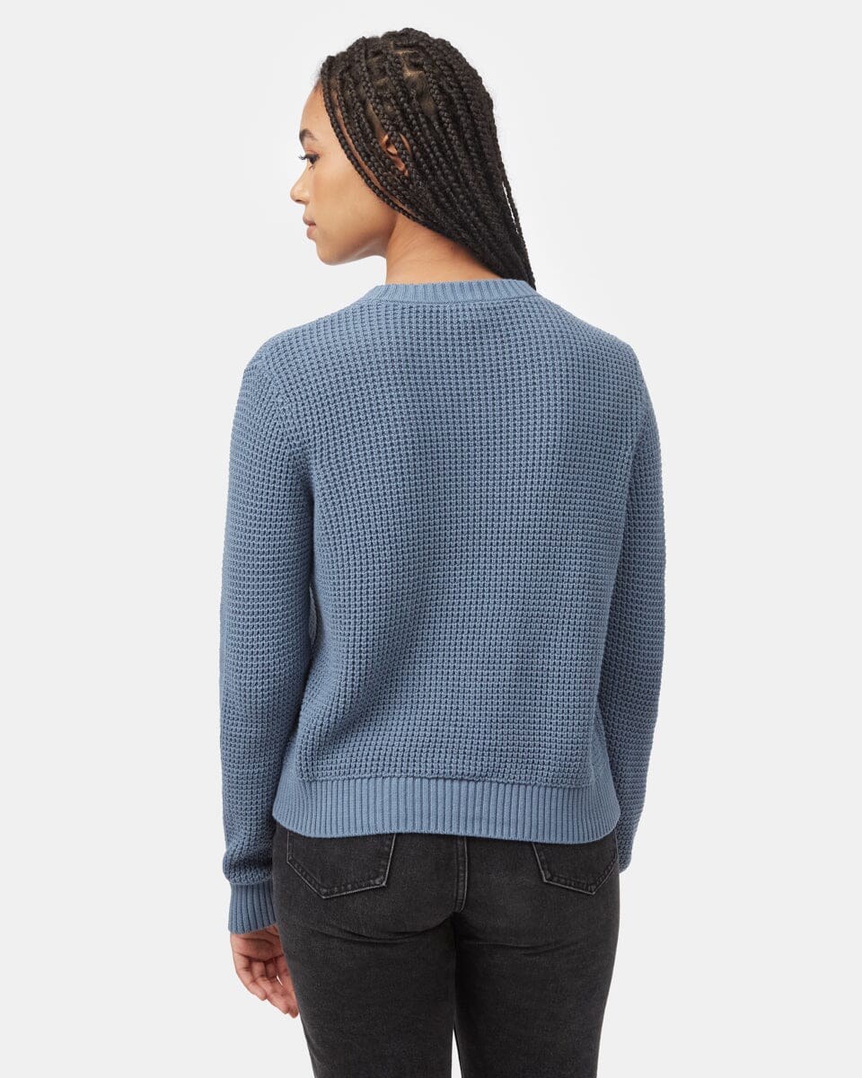 TENTREE Women's Highline Crewneck Sweater Vintage Blue Women's Crewnecks Tentree 