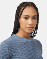 TENTREE Women's Highline Crewneck Sweater Vintage Blue Women's Crewnecks Tentree 