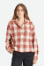 BRIXTON Women's Bowery Flannel Rose Dust Women's Flannels and Button Ups Brixton 