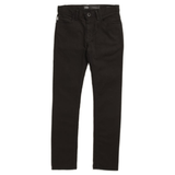 VANS Boys V76 Skinny Denim KIDS APPAREL - Boy's Denim and Pants Vans OVERDYE BLACK 22/24 