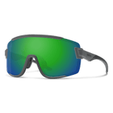 SMITH Wildcat Matte Cement - ChromaPop Green Mirror Sunglasses Sunglasses Smith 