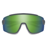 SMITH Wildcat Matte Cement - ChromaPop Green Mirror Sunglasses Sunglasses Smith 