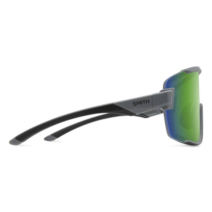SMITH Wildcat Matte Cement - ChromaPop Green Mirror Sunglasses Sunglasses Smith 