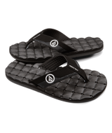 VOLCOM Recliner Sandals Big Youth Black White
