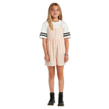 VOLCOM Static Bloom Romper Girls Hazy Pink Girl's Dresses and Skirts Volcom 