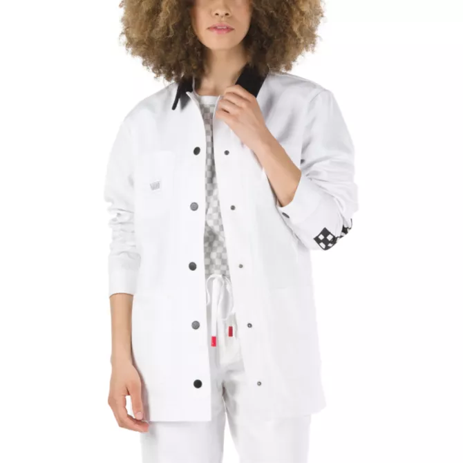 VANS Make Me Your Own Drill Chore Coat Women's WOMENS APPAREL - Women's Street Jackets Vans S 